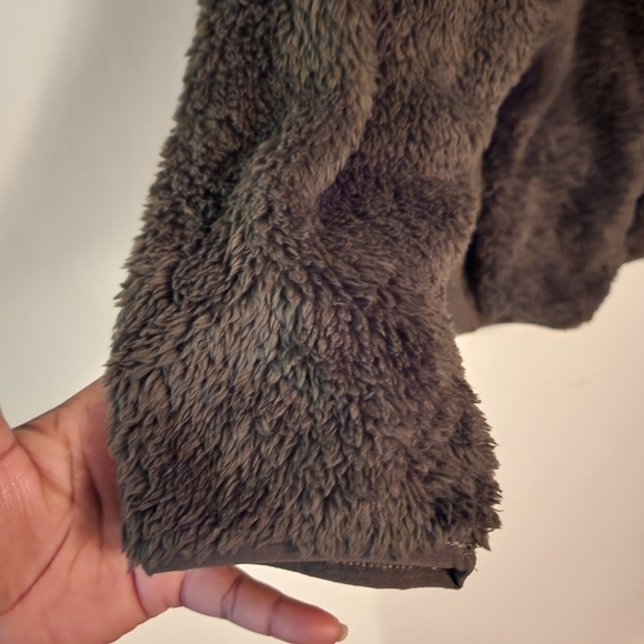 FLASH SALE 🔥 Ci Sono Olive Green Faux Fur Full Zip Jacket Sz 1X NWT - Picture 2 of 11